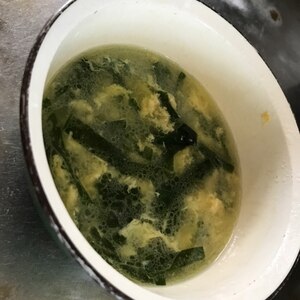 ニラ玉子スープ